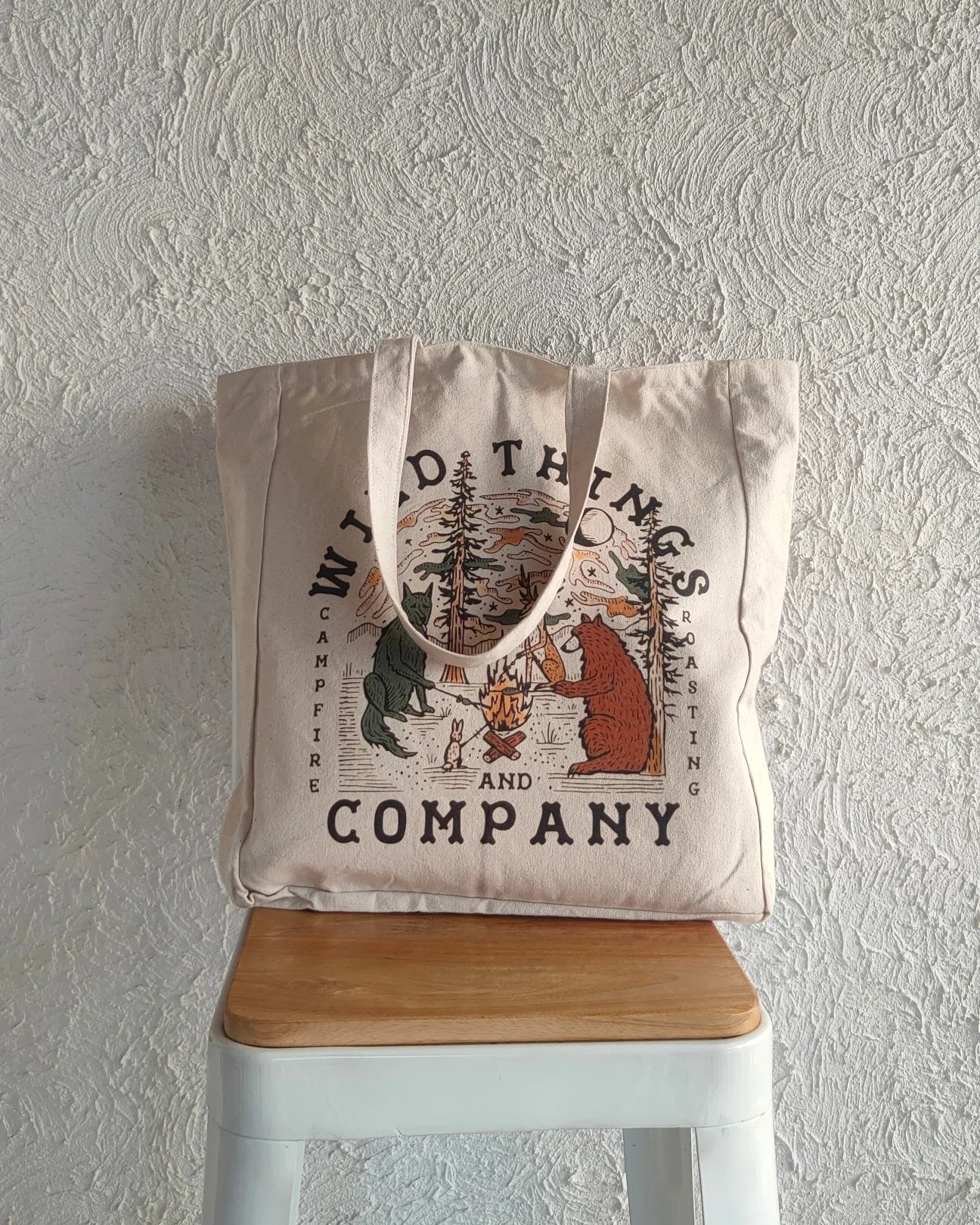 Wild Things Canvas Tote