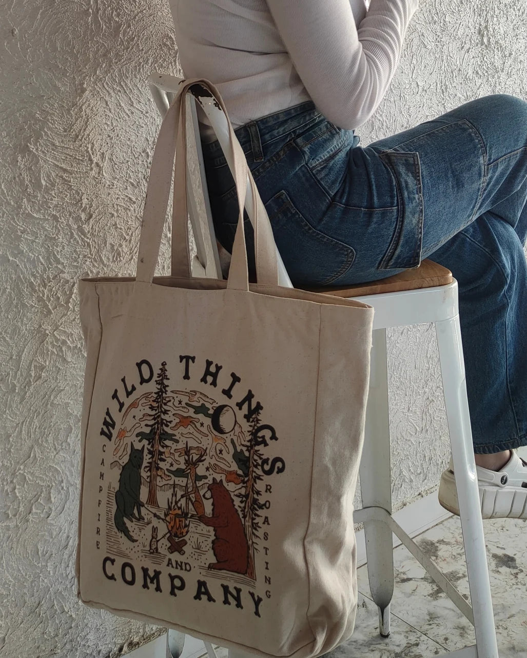 Wild Things Canvas Tote