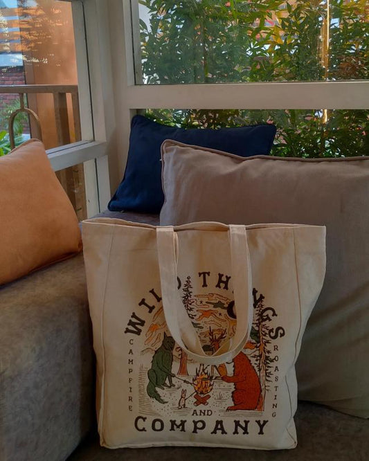 Wild Things Canvas Tote