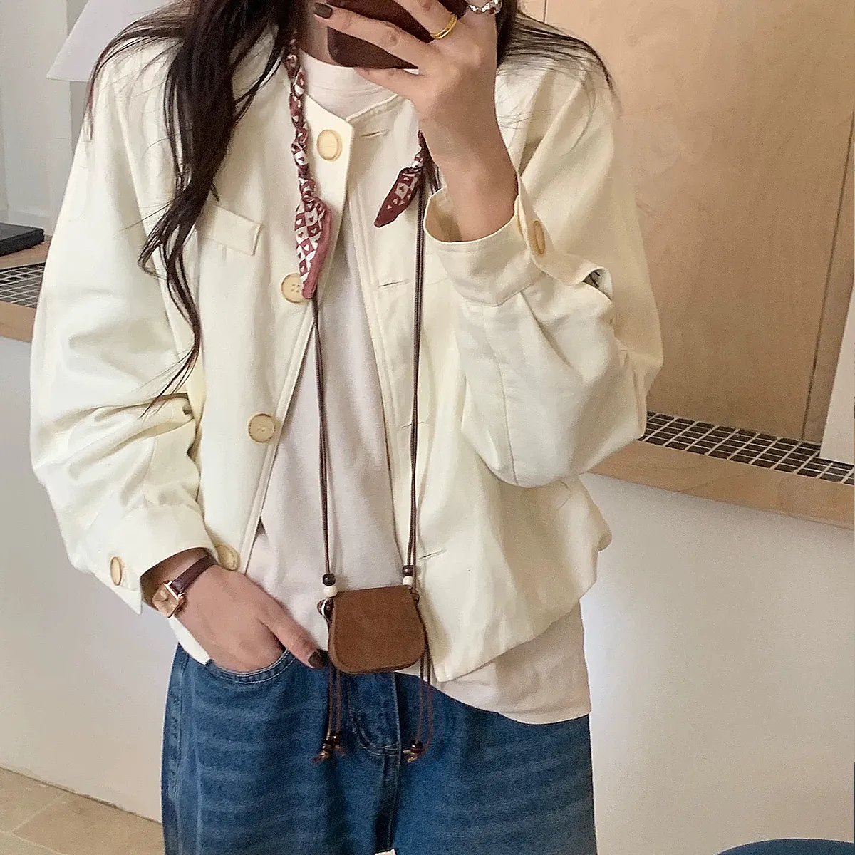 Mini vintage crossbody bag