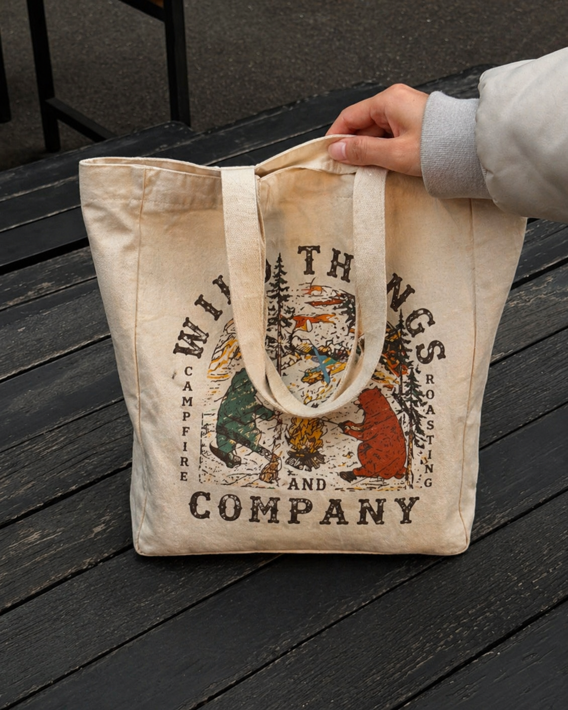 Wild Things Canvas Tote