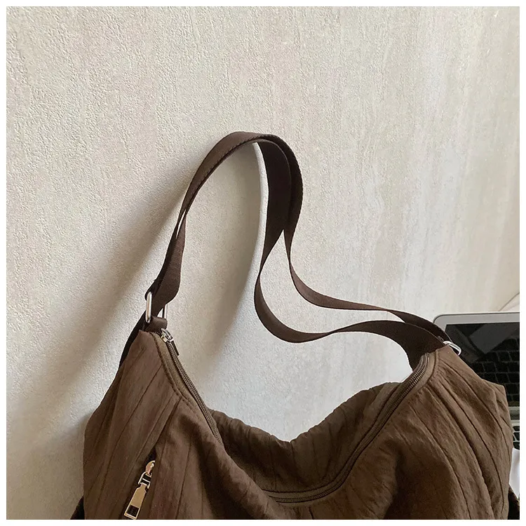 Brown shoulder bag