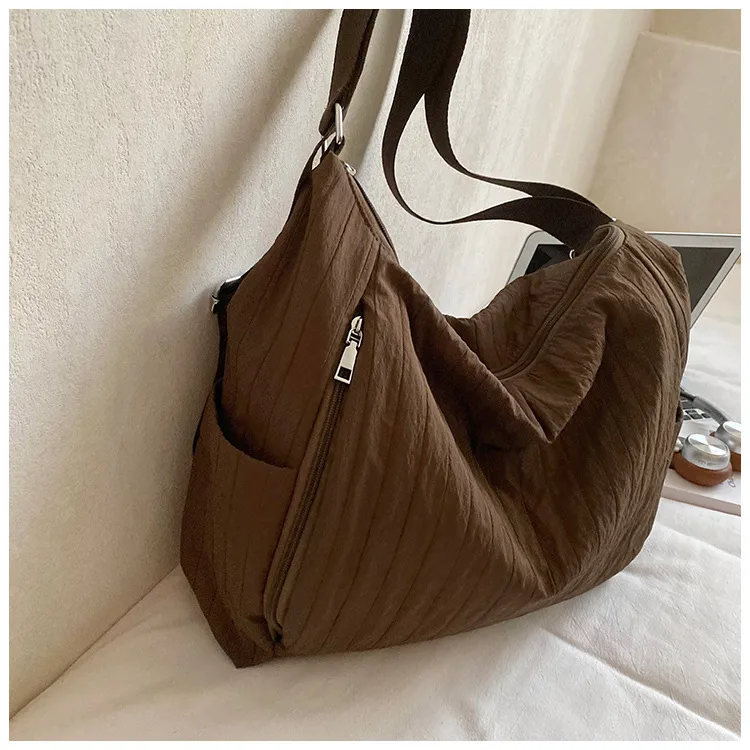 Brown shoulder bag